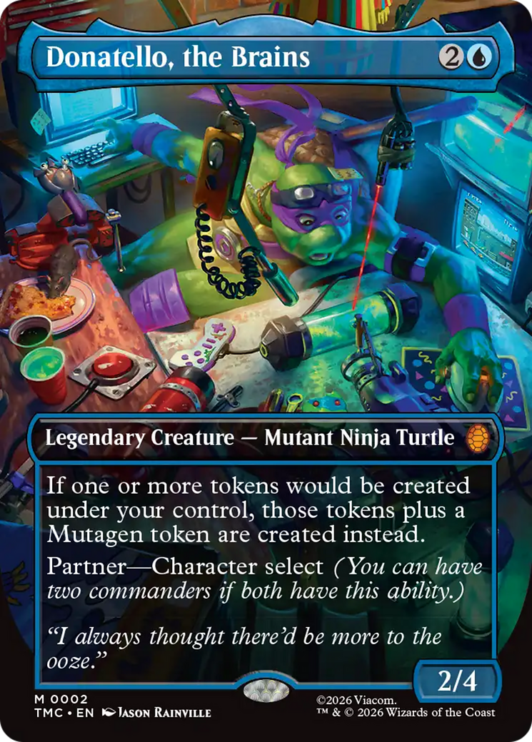 Donatello, the Brains (Borderless) [Teenage Mutant Ninja Turtles Commander] | Exor Games Truro