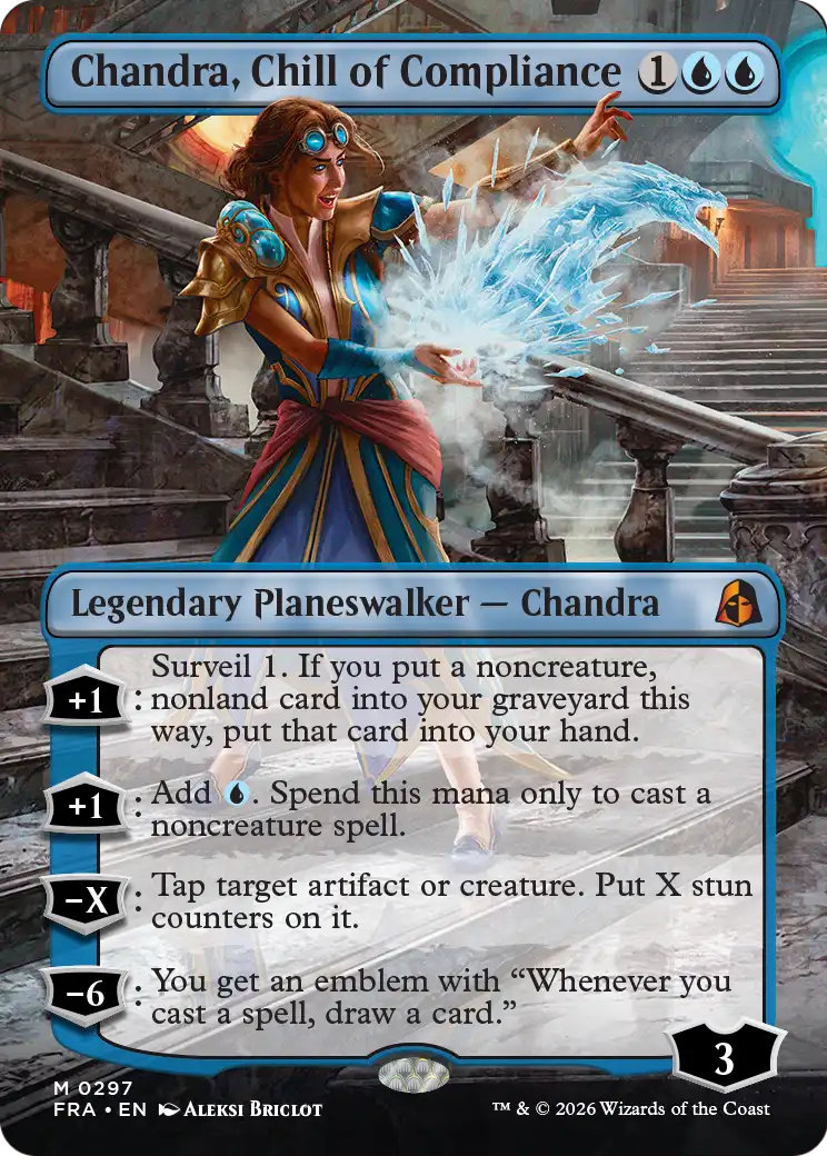 Chandra, Chill of Compliance (Borderless) [Reality Fracture] | Exor Games Truro