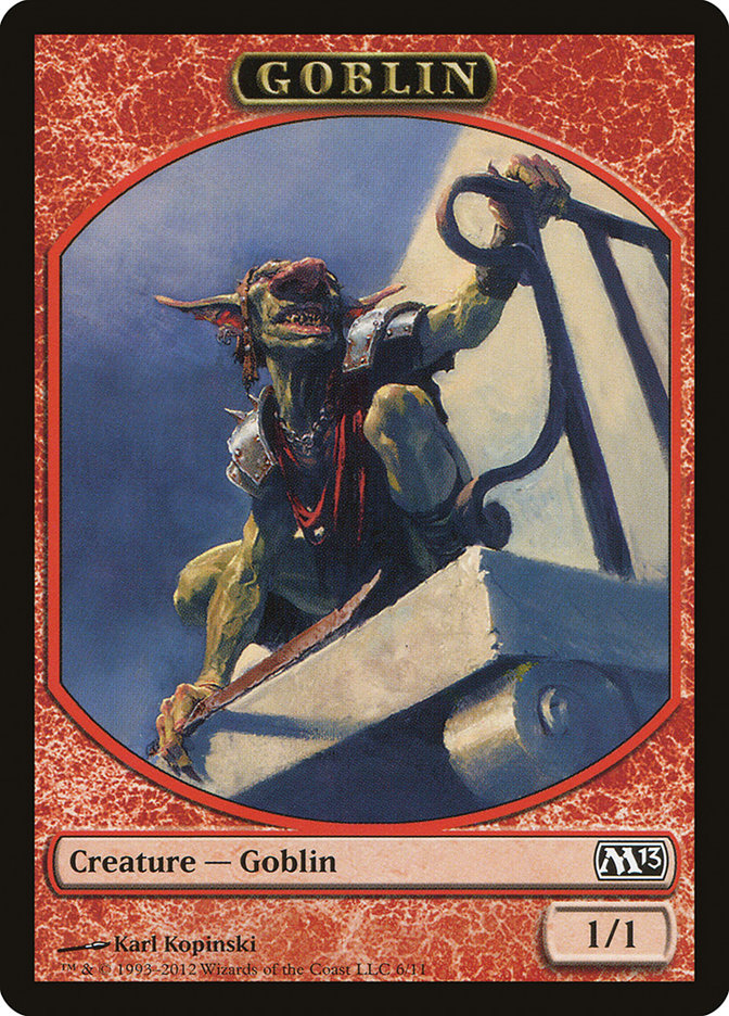 Goblin Token [Magic 2013 Tokens] | Exor Games Truro