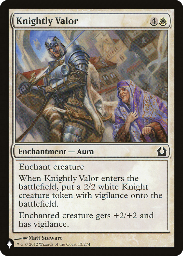 Knightly Valor [The List Reprints] | Exor Games Truro