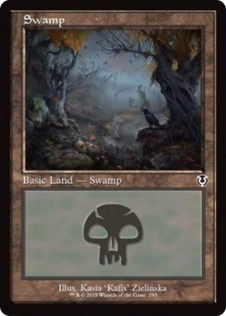 Swamp (293) (Retro Frame) [Innistrad Remastered] | Exor Games Truro