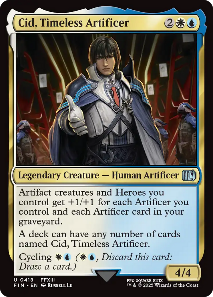 Cid, Timeless Artificer (0418) [FINAL FANTASY] | Exor Games Truro
