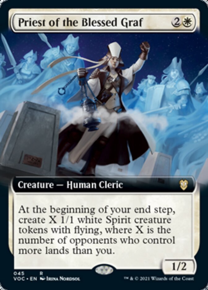 Priest of the Blessed Graf (Extended Art) [Innistrad: Crimson Vow Commander] | Exor Games Truro
