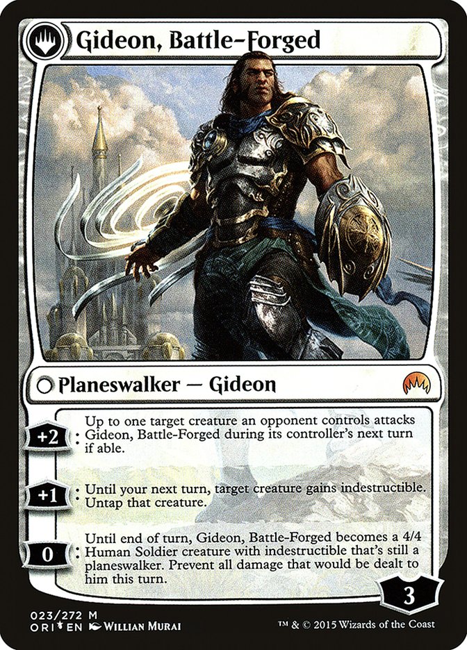 Kytheon, Hero of Akros // Gideon, Battle-Forged [Magic Origins Prerelease Promos] | Exor Games Truro