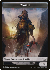 Elemental (02) // Zombie Double-Sided Token [March of the Machine Tokens] | Exor Games Truro