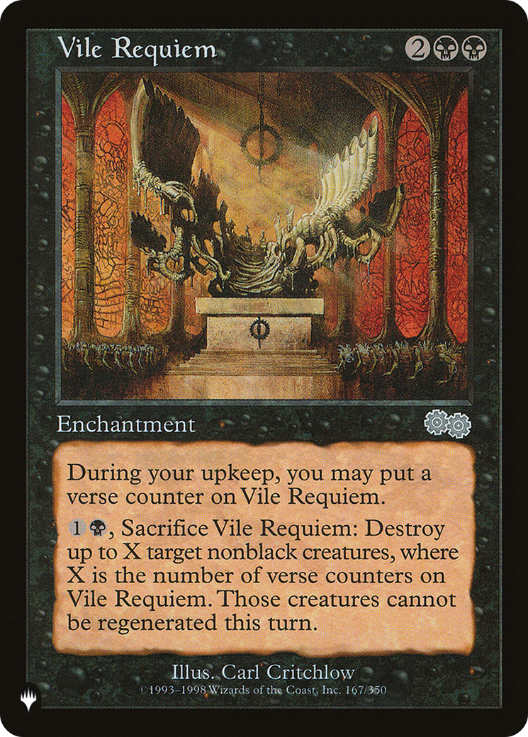 Vile Requiem (USG) [The List] | Exor Games Truro