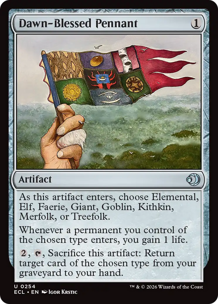 Dawn-Blessed Pennant [Lorwyn Eclipsed] | Exor Games Truro