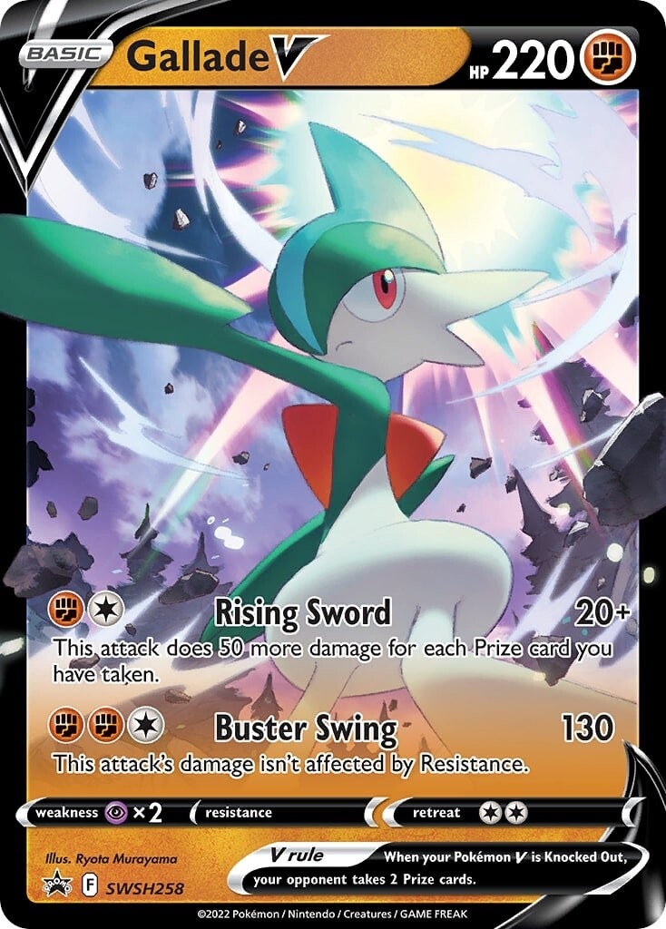 Gallade V (SWSH258) [Sword & Shield: Black Star Promos] | Exor Games Truro