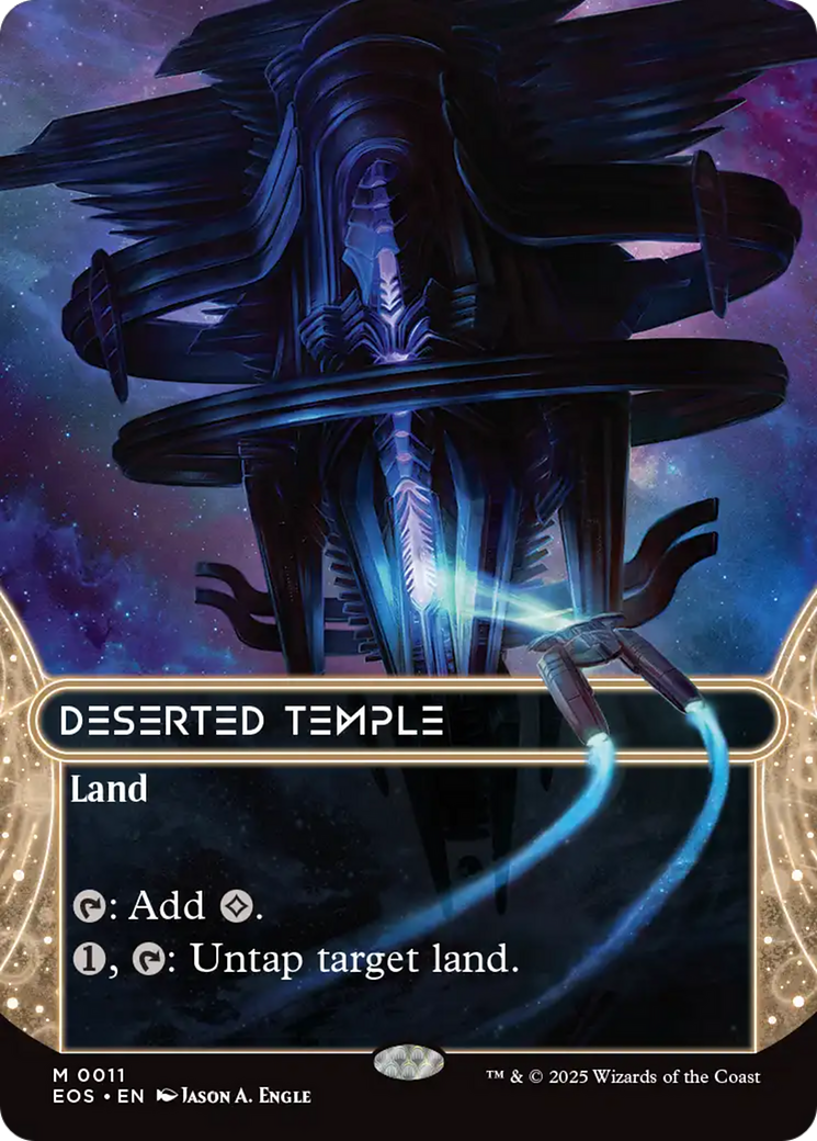 Deserted Temple (0011) (Borderless) [Edge of Eternities: Stellar Sights] | Exor Games Truro