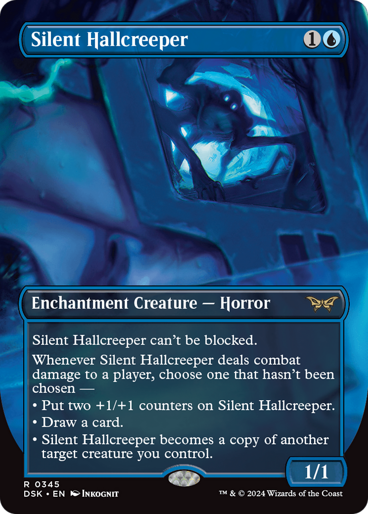 Silent Hallcreeper (Borderless) [Duskmourn: House of Horror] | Exor Games Truro