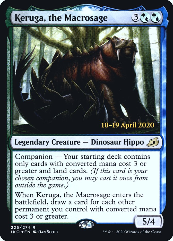 Keruga, the Macrosage [Ikoria: Lair of Behemoths Prerelease Promos] | Exor Games Truro