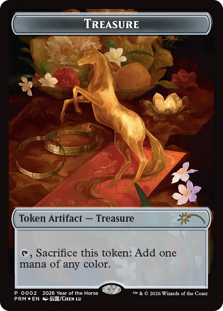 Treasure Token (Year of the Horse 2026) [Standard Showdown Promos Tokens] | Exor Games Truro