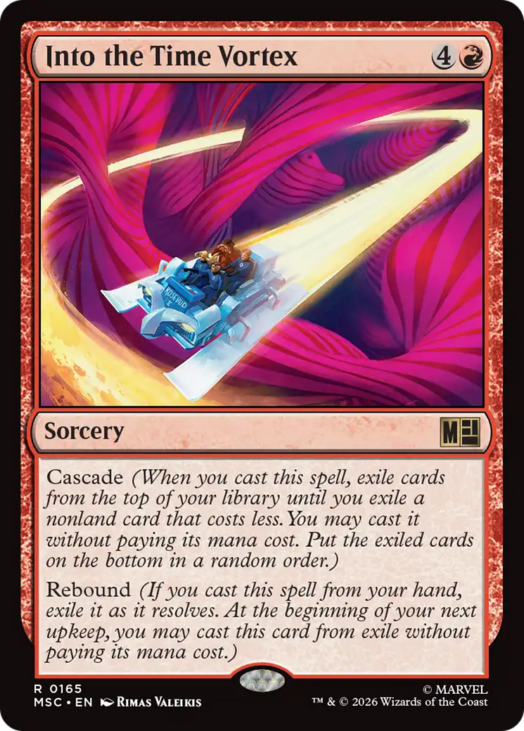 Into the Time Vortex (Surge Foil) [Marvel Super Heroes Commander] | Exor Games Truro