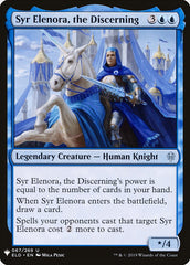 Syr Elenora, the Discerning [Mystery Booster] | Exor Games Truro