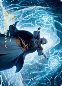 Frost Augur Art Card (Gold-Stamped Signature) [Kaldheim Art Series] | Exor Games Truro