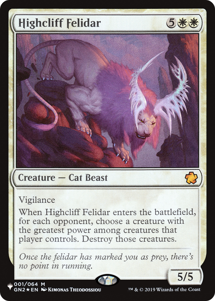 Highcliff Felidar [The List] | Exor Games Truro