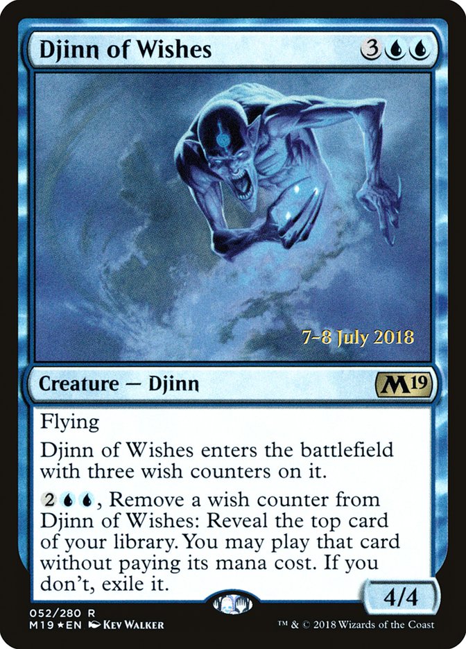 Djinn of Wishes [Core Set 2019 Prerelease Promos] | Exor Games Truro