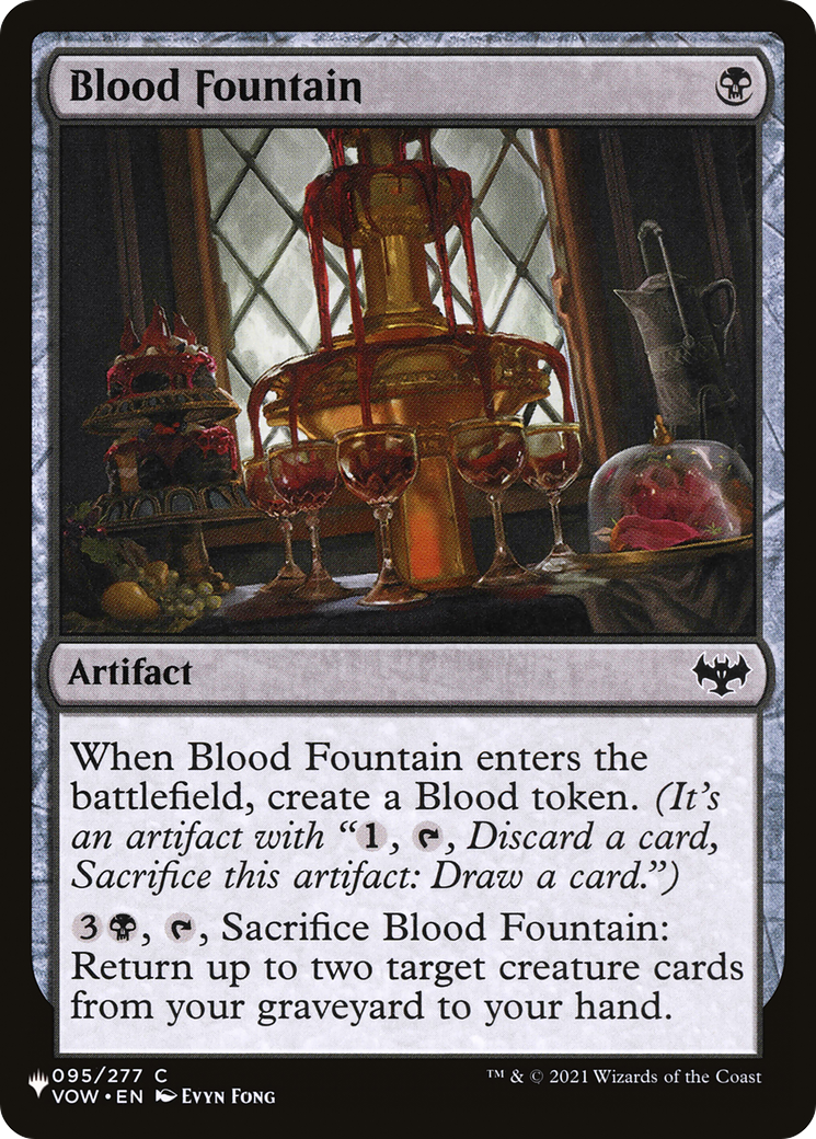 Blood Fountain [The List Reprints] | Exor Games Truro