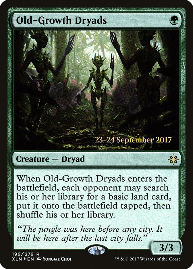 Old-Growth Dryads [Ixalan Prerelease Promos] | Exor Games Truro