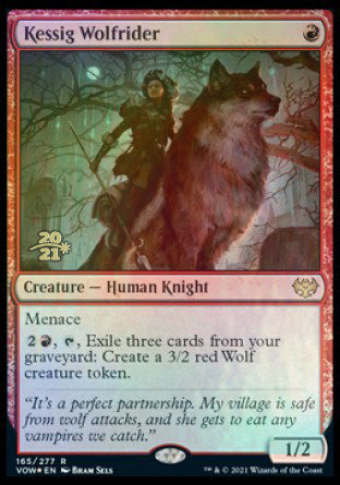 Kessig Wolfrider [Innistrad: Crimson Vow Prerelease Promos] | Exor Games Truro