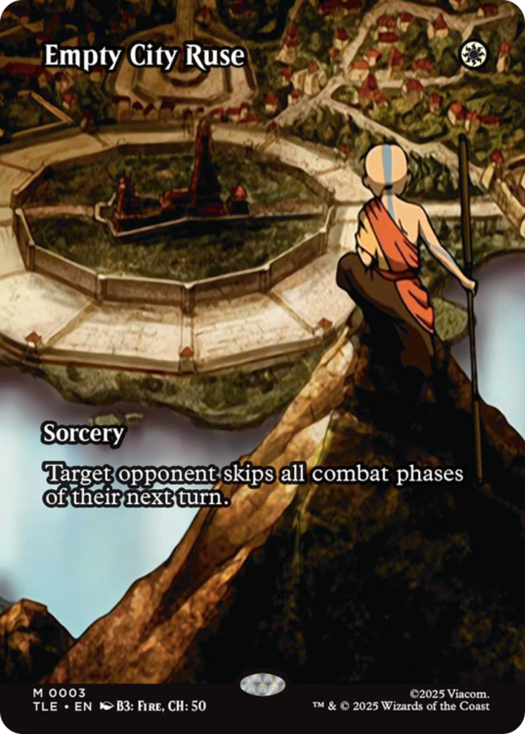 Empty City Ruse (Borderless) [Avatar: The Last Airbender: Eternal-Legal] | Exor Games Truro