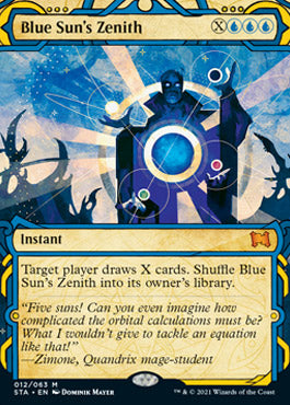 Blue Sun's Zenith (Foil Etched) [Strixhaven: School of Mages Mystical Archive] | Exor Games Truro