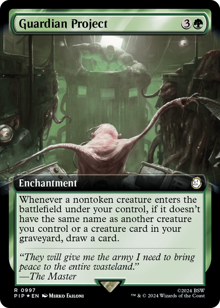 Guardian Project (Extended Art) (Surge Foil) [Fallout] | Exor Games Truro
