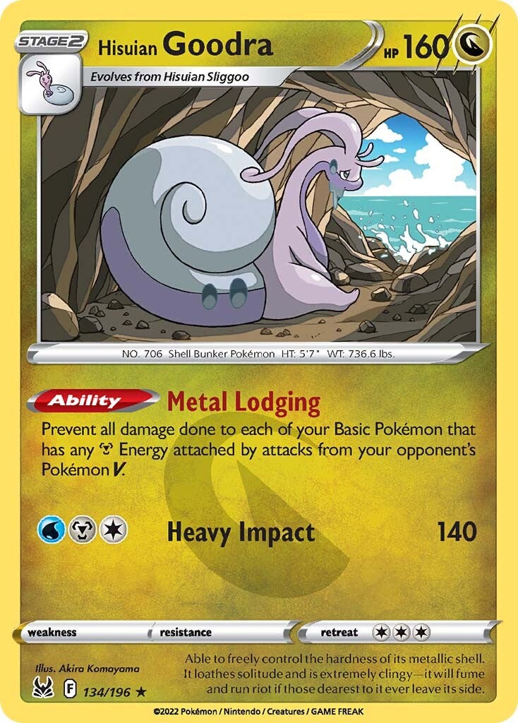 Hisuian Goodra (134/196) [Sword & Shield: Lost Origin] | Exor Games Truro