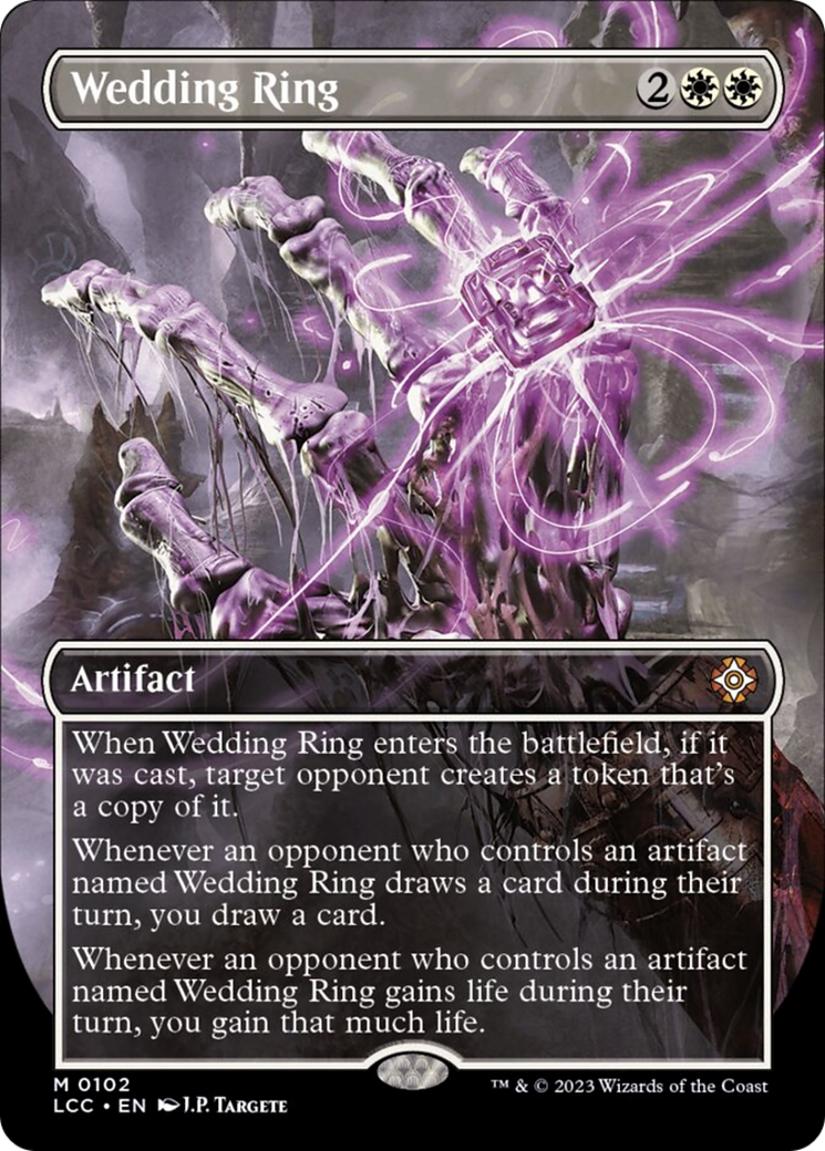 Wedding Ring (Borderless) [The Lost Caverns of Ixalan Commander] | Exor Games Truro