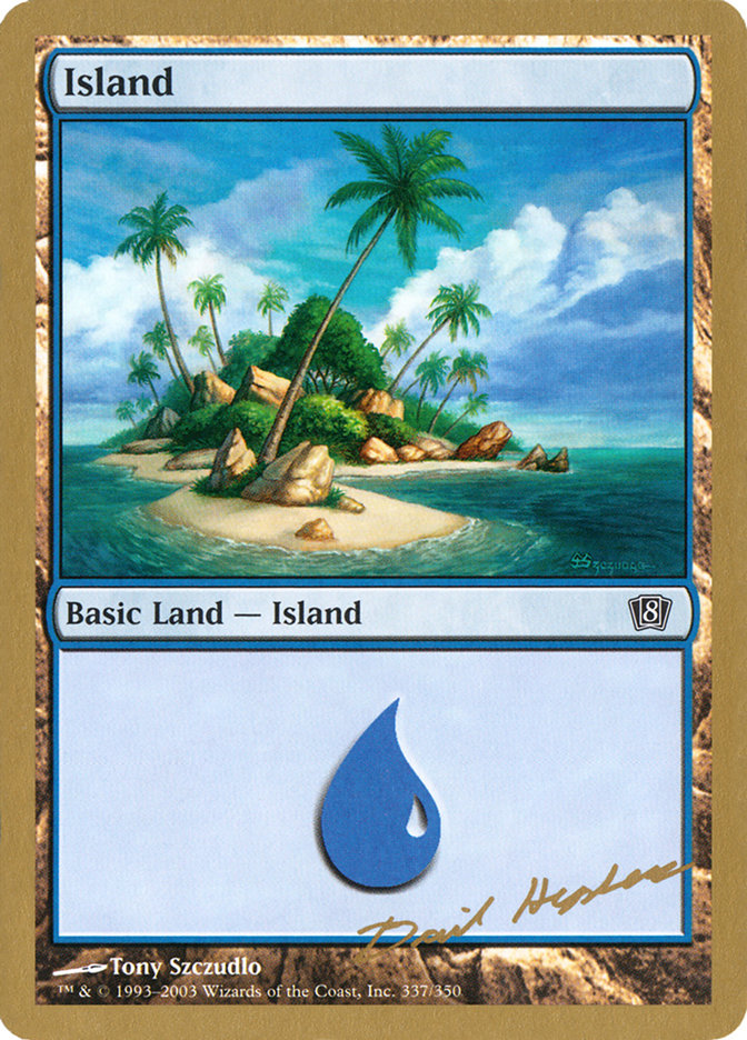 Island (dh337) (Dave Humpherys) [World Championship Decks 2003] | Exor Games Truro