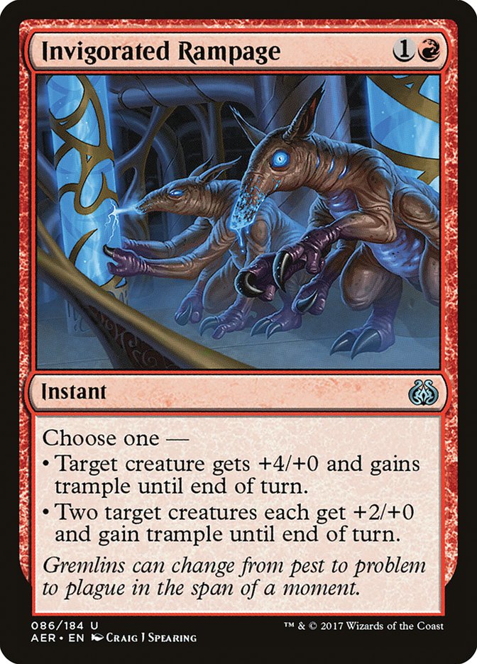 Invigorated Rampage [Aether Revolt] | Exor Games Truro