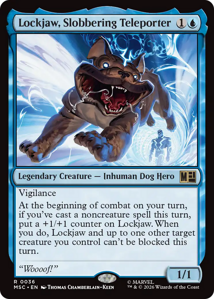 Lockjaw, Slobbering Teleporter (Surge Foil) [Marvel Super Heroes Commander] | Exor Games Truro