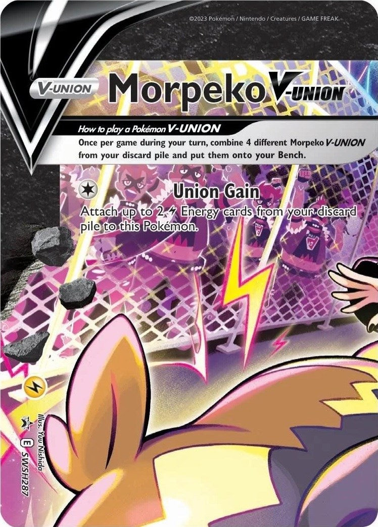 Morpeko V-Union (SWSH287) [Sword & Shield: Black Star Promos] | Exor Games Truro