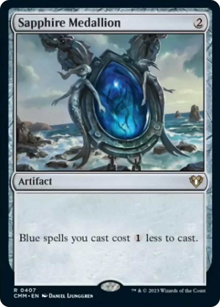 Sapphire Medallion [Commander Masters] | Exor Games Truro