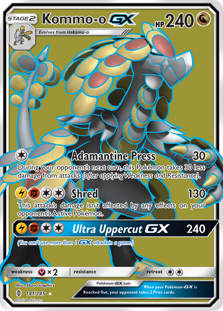 Kommo-o GX (141/145) [Sun & Moon: Guardians Rising] | Exor Games Truro