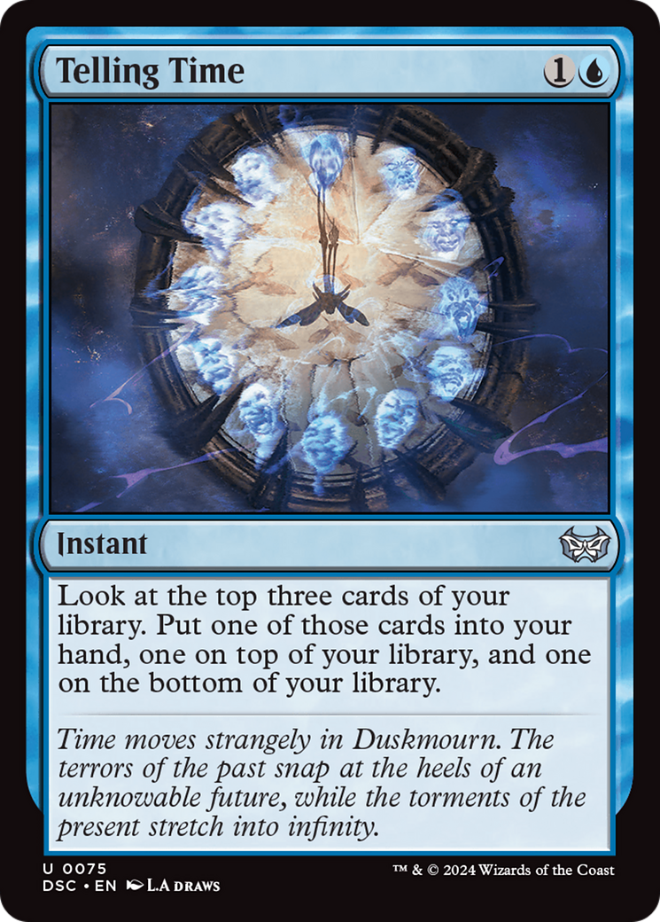 Telling Time [Duskmourn: House of Horror Commander] | Exor Games Truro