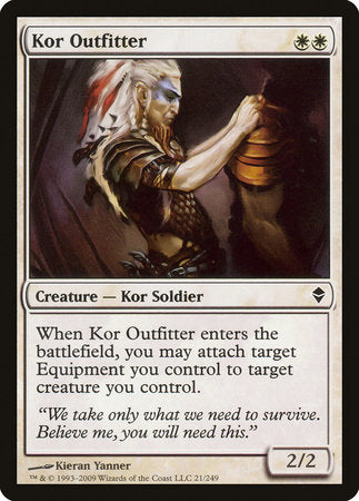 Kor Outfitter [Zendikar] | Exor Games Truro
