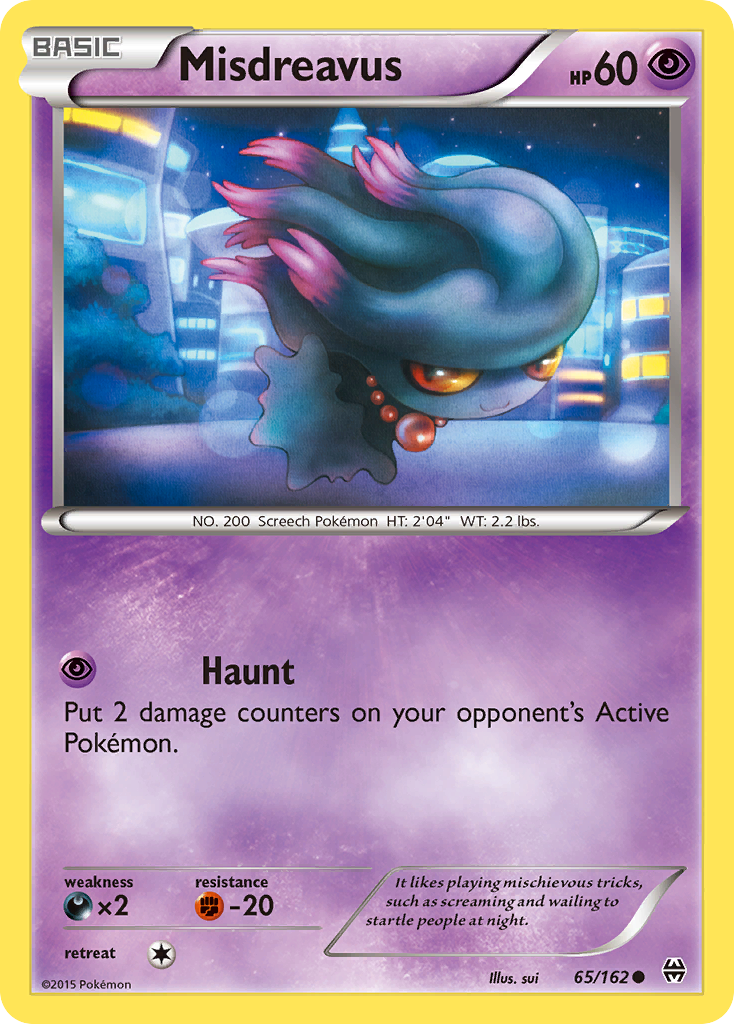 Misdreavus (65/162) [XY: BREAKthrough] | Exor Games Truro