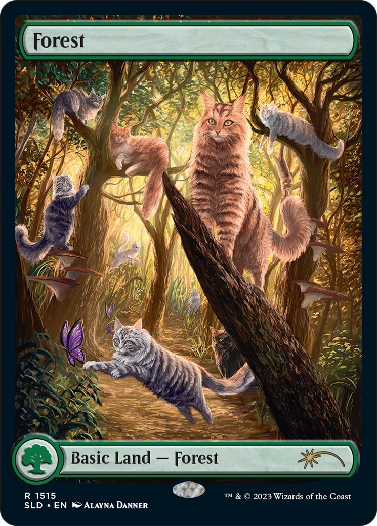 Forest (1515) [Secret Lair Commander Deck: Raining Cats and Dogs] | Exor Games Truro