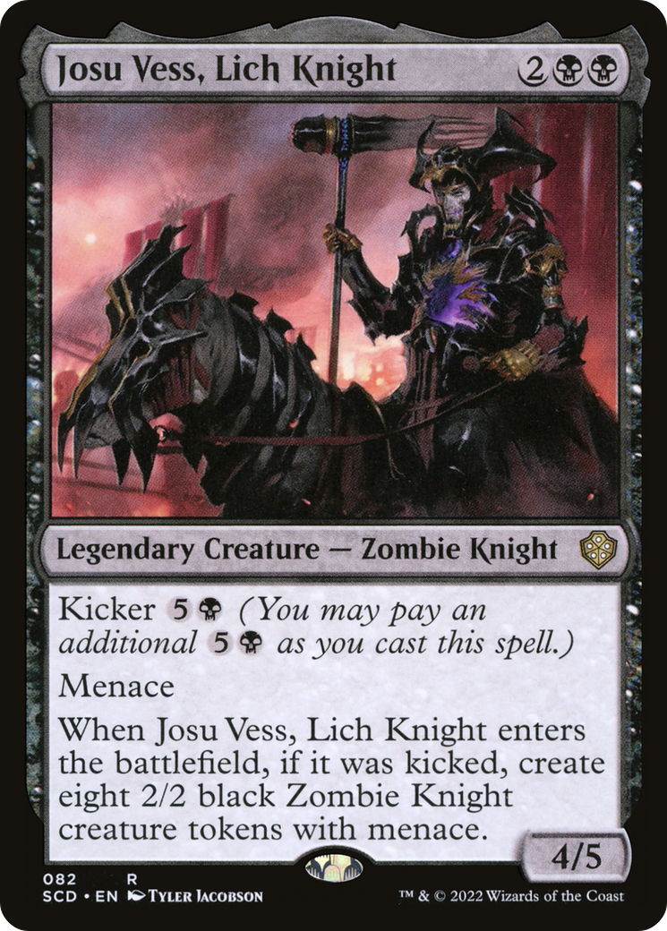 Josu Vess, Lich Knight [Starter Commander Decks] | Exor Games Truro