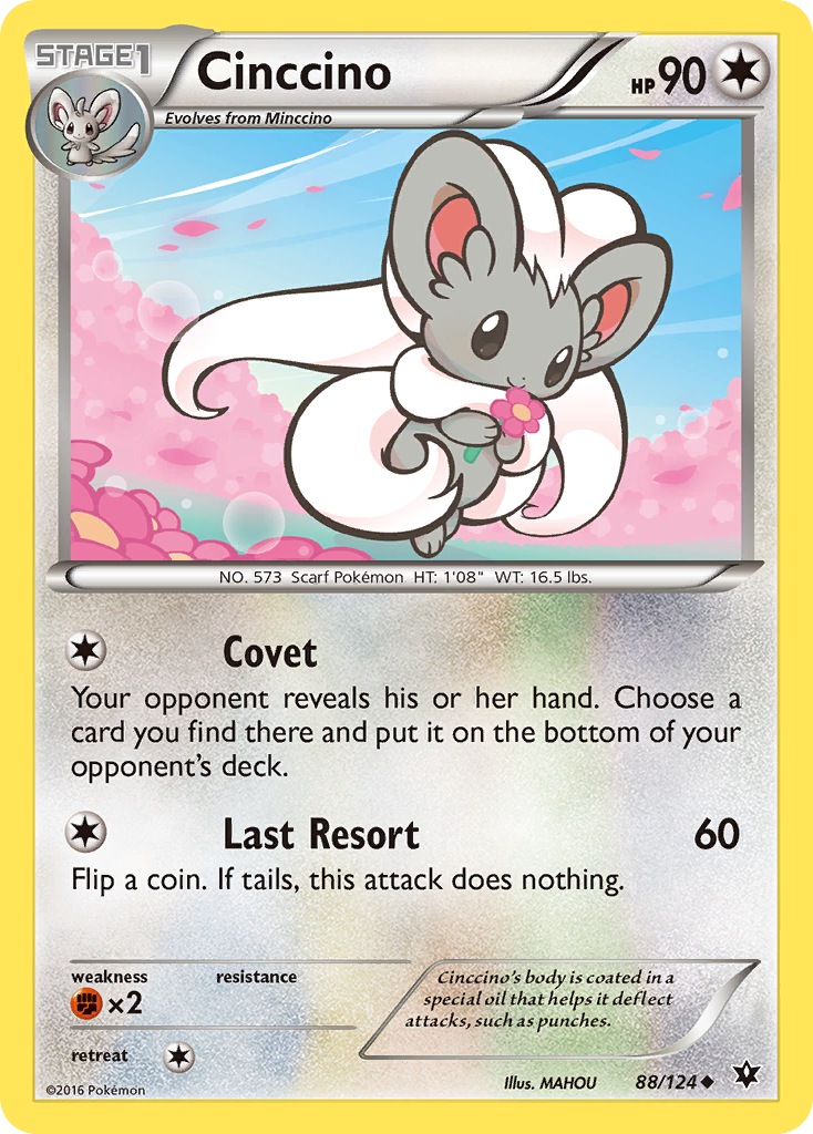 Cinccino (88/124) [XY: Fates Collide] | Exor Games Truro