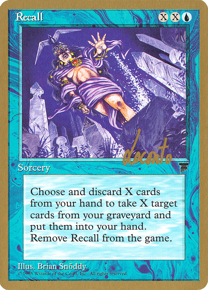 Recall (Michael Loconto) [Pro Tour Collector Set] | Exor Games Truro