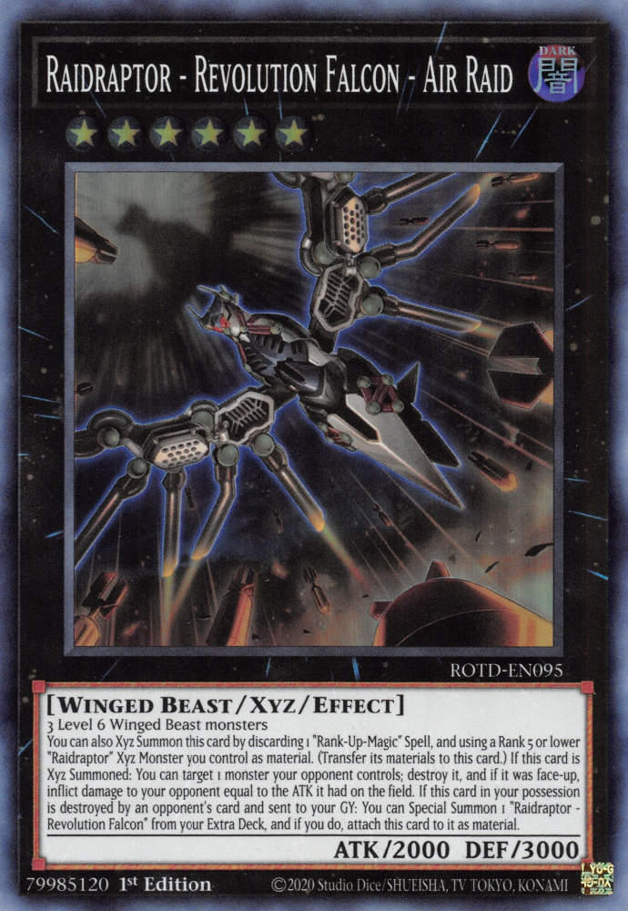 Raidraptor - Revolution Falcon - Air Raid [ROTD-EN095] Super Rare | Exor Games Truro