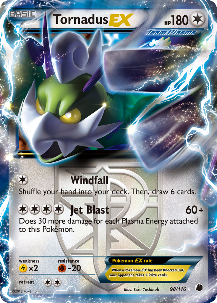 Tornadus EX (98/116) [Black & White: Plasma Freeze] | Exor Games Truro