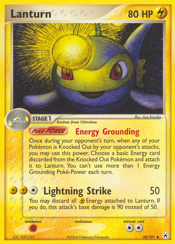 Lanturn (38/101) [EX: Hidden Legends] | Exor Games Truro