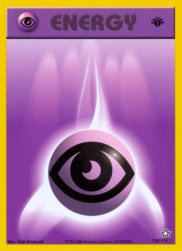 Psychic Energy (110/111) [Neo Genesis 1st Edition] | Exor Games Truro