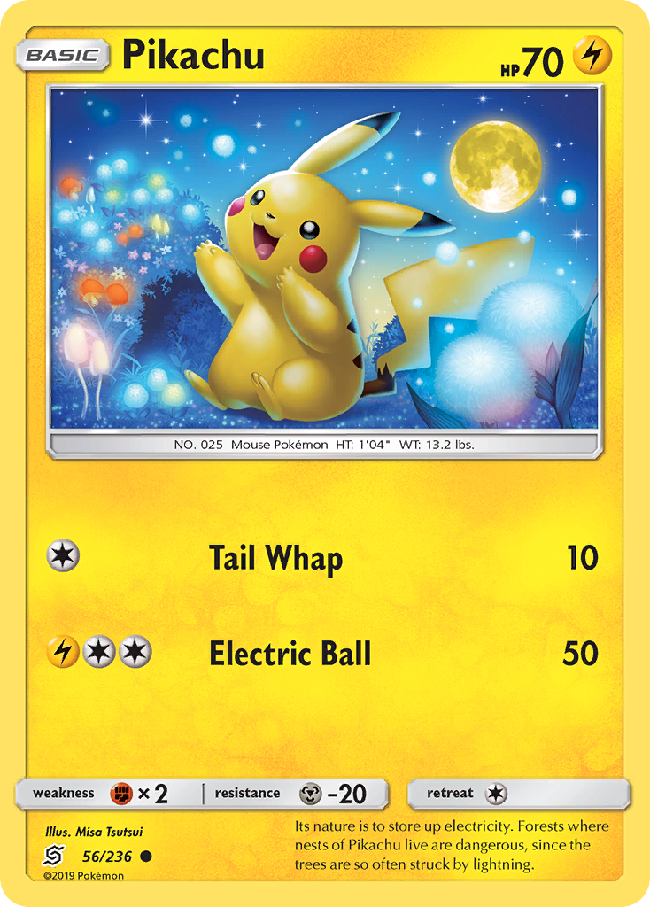 Pikachu (56/236) [Sun & Moon: Unified Minds] | Exor Games Truro