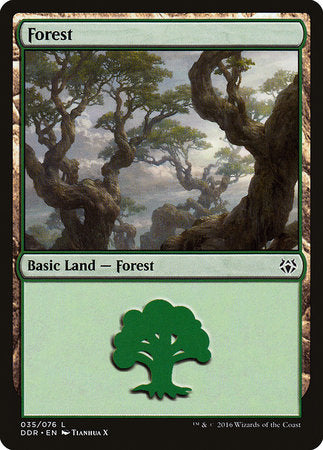 Forest (35) [Duel Decks: Nissa vs. Ob Nixilis] | Exor Games Truro