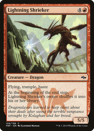 Lightning Shrieker [Fate Reforged] | Exor Games Truro