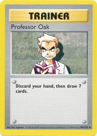 Professor Oak (88/102) [Base Set Shadowless Unlimited] | Exor Games Truro